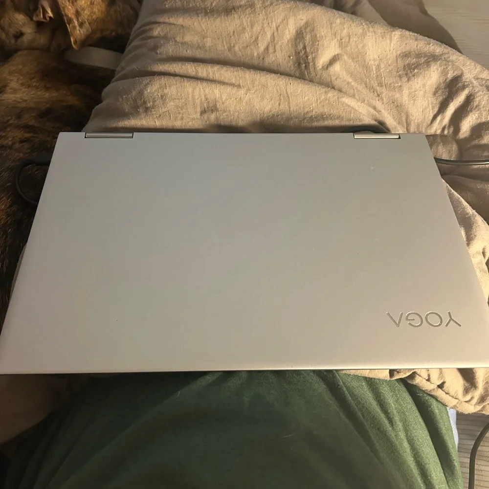 Lenovo Laptop with Black and Silver Design